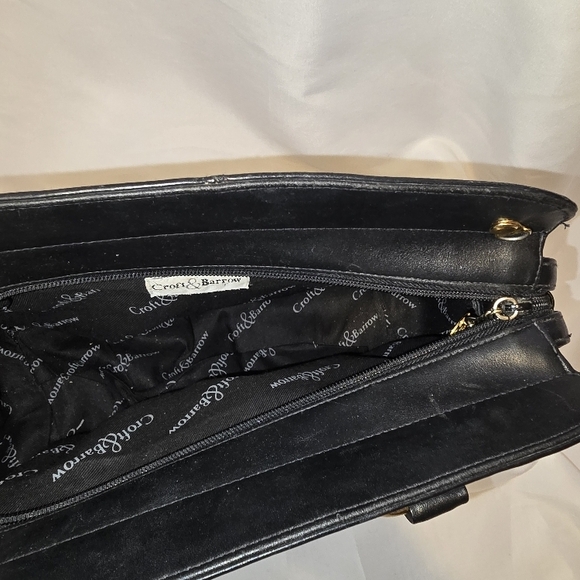 Croft & Barrow Gold and Black Satchel Bag - Picture 2 of 5